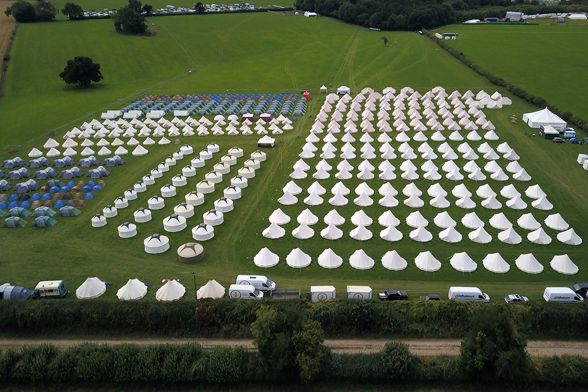 Glamping Event Accommodation Tents