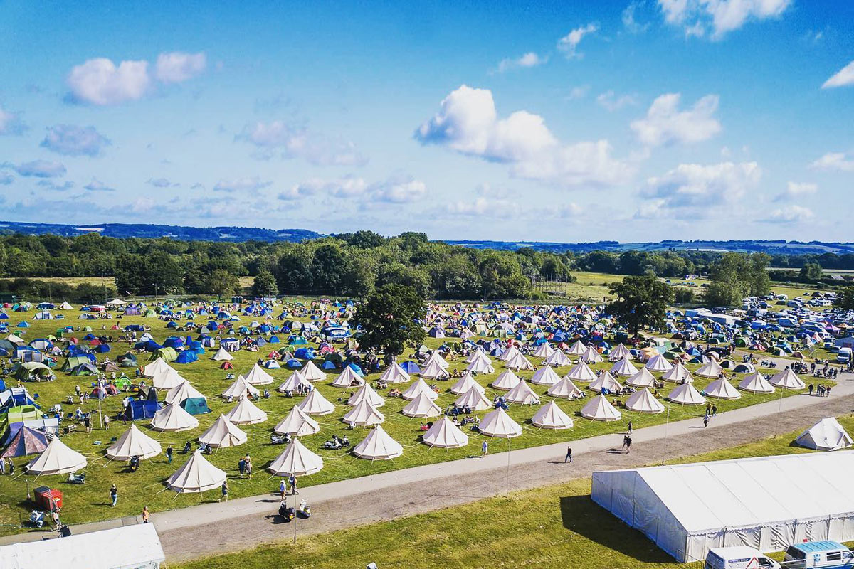 Glamping at Big 7 National Scooter Rally 2024 with Honeybells