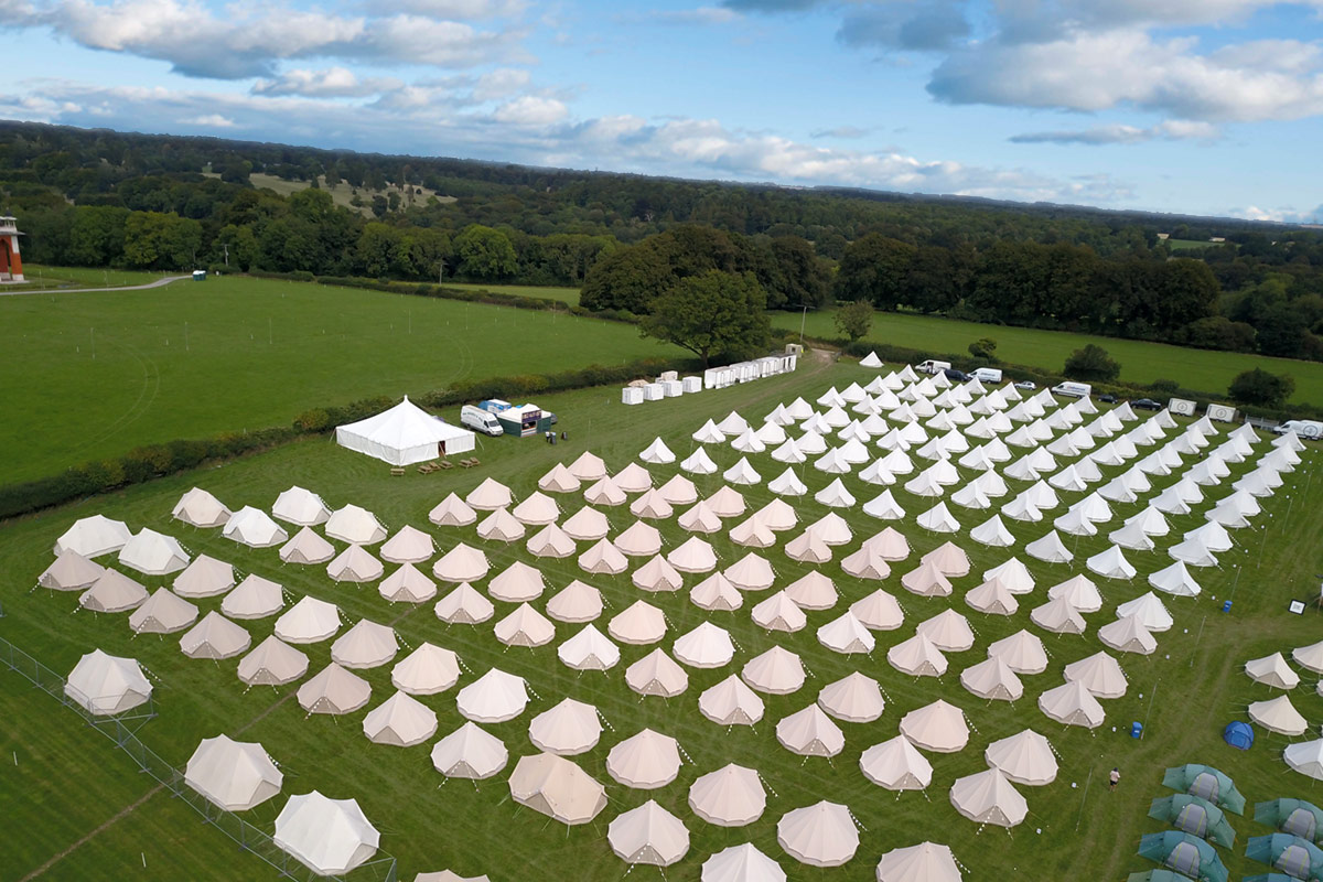Temporary event accommodation