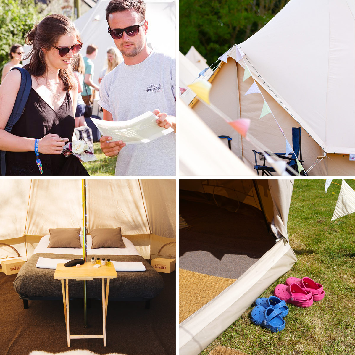 Silverstone Camping at Formula One with Honeybells