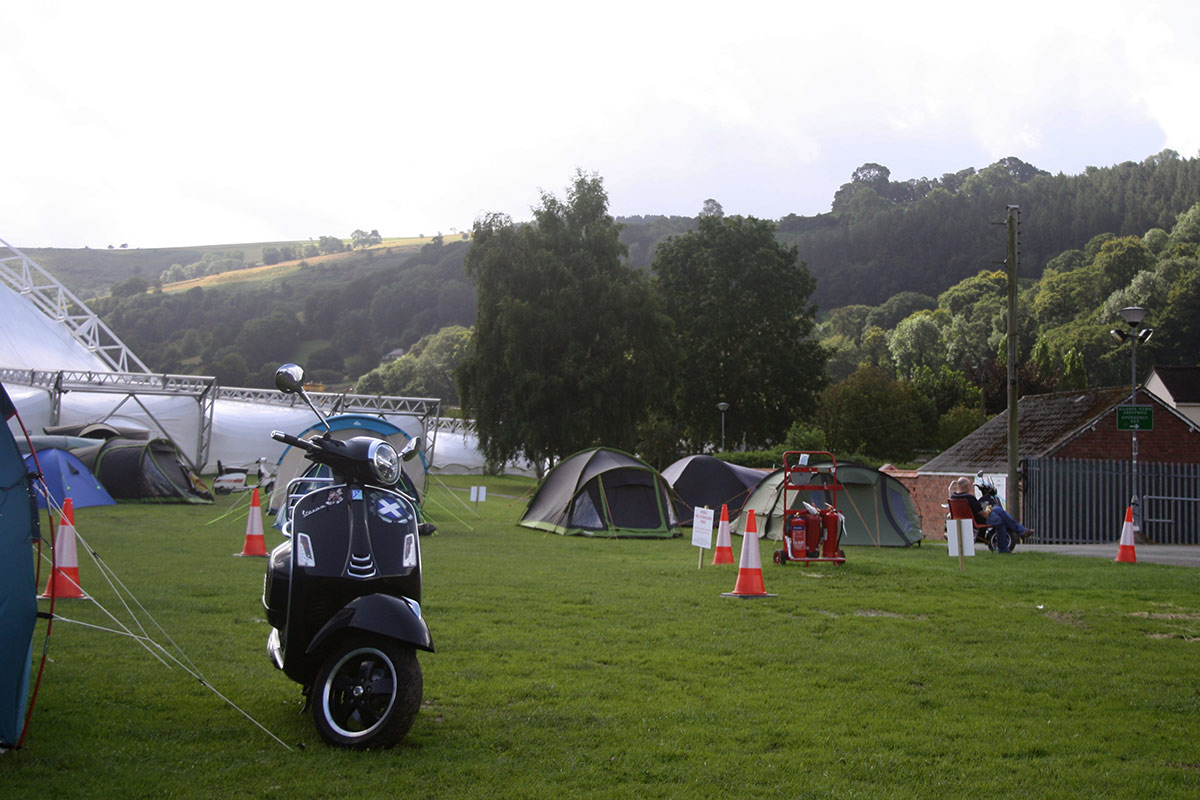 British Vespa Days 2026 Glamping with Honeybells