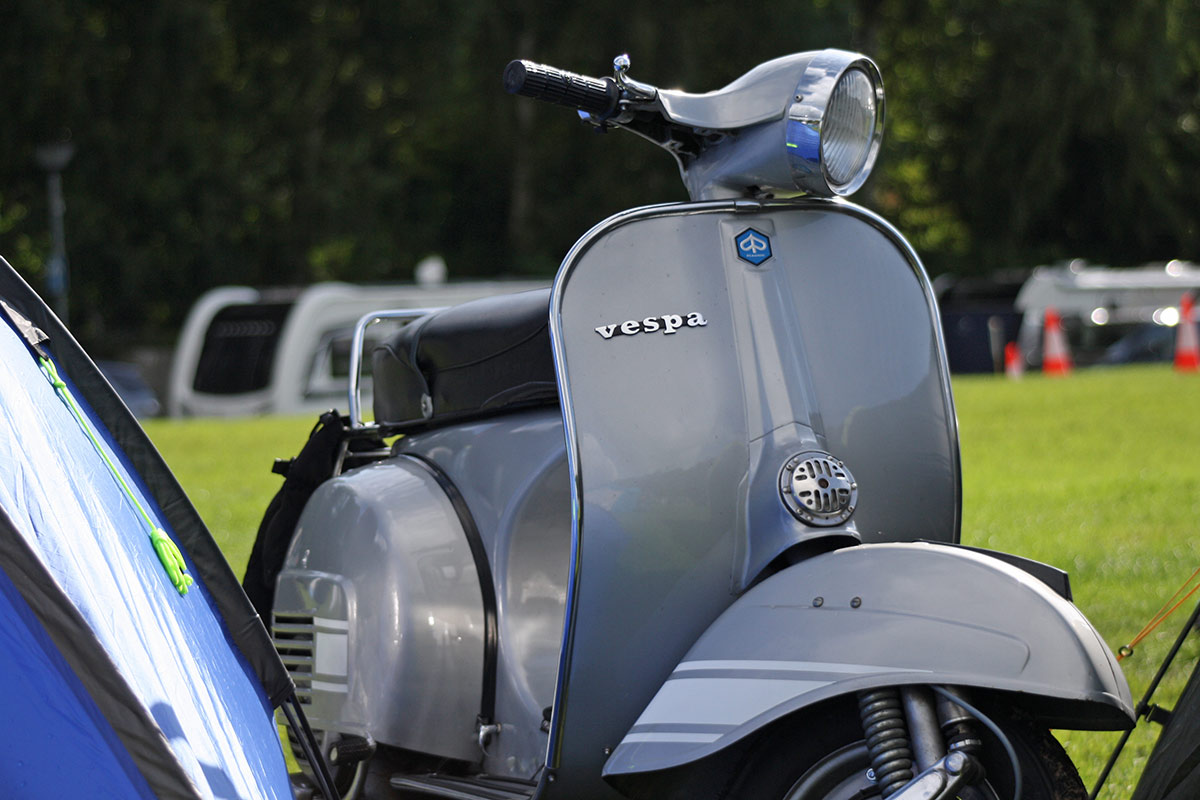 British Vespa Days 2026 Camping with Honeybells