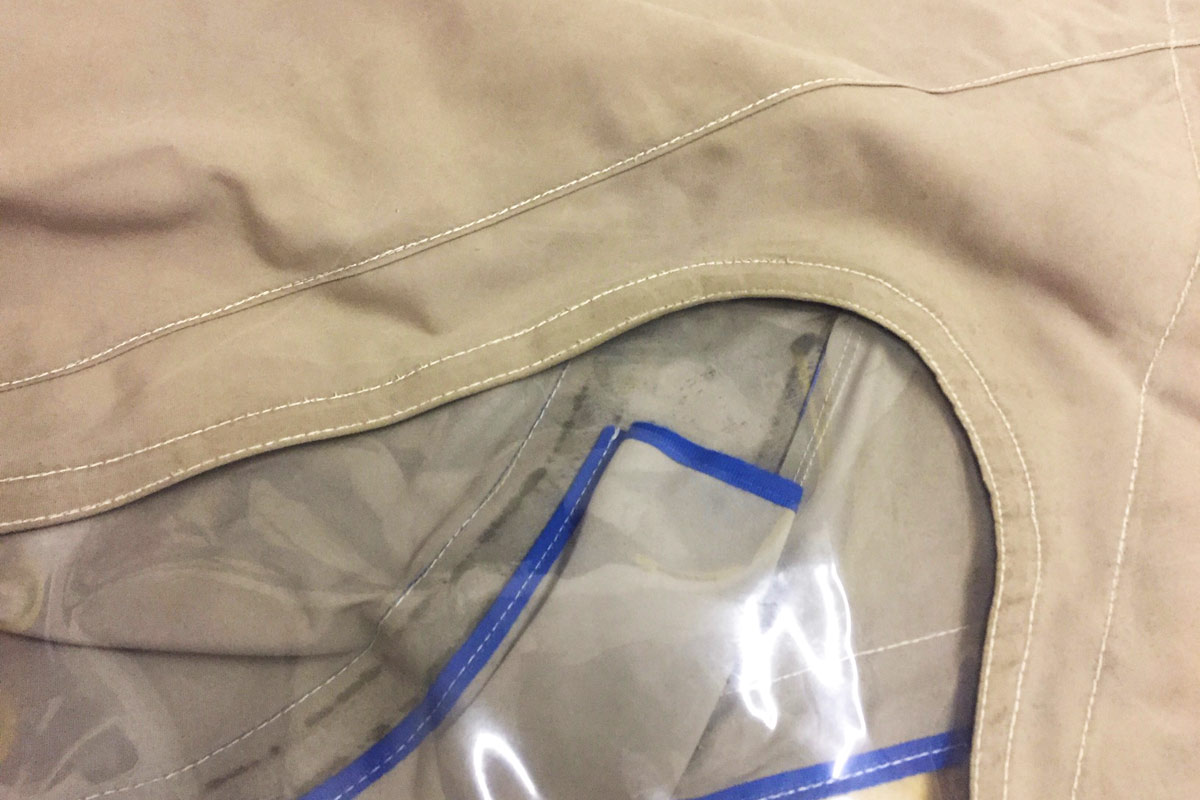 Repair Bell Tent Window Seams