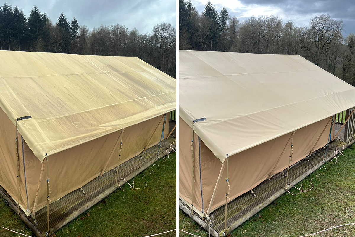 On-Site Tent Cleaning