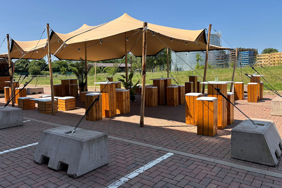 Stretch Tent Hire for Glamping Events