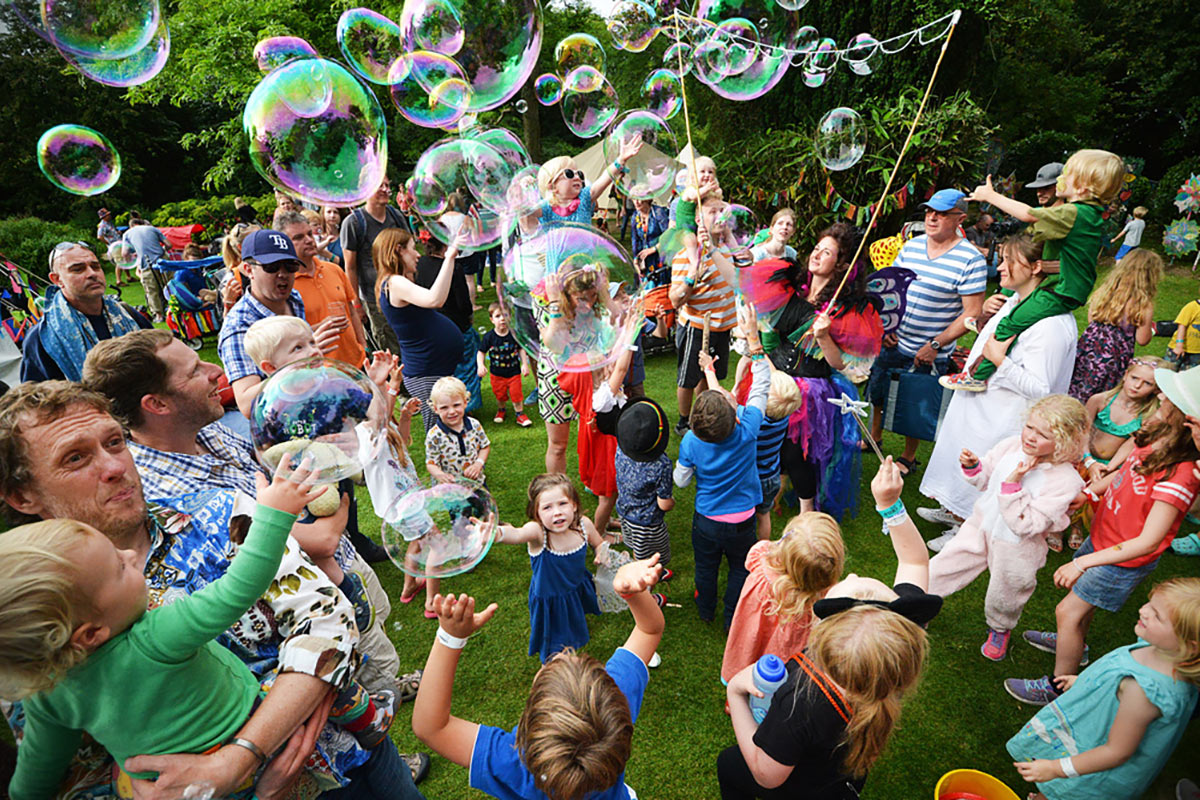 Camping at Larmer Tree Festival 2020