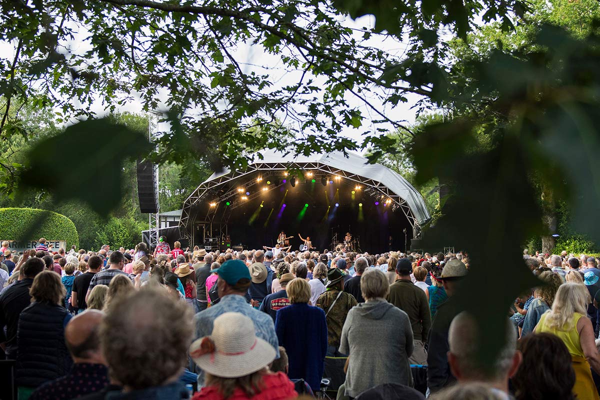 Glamping at Larmer Tree Festival 2020