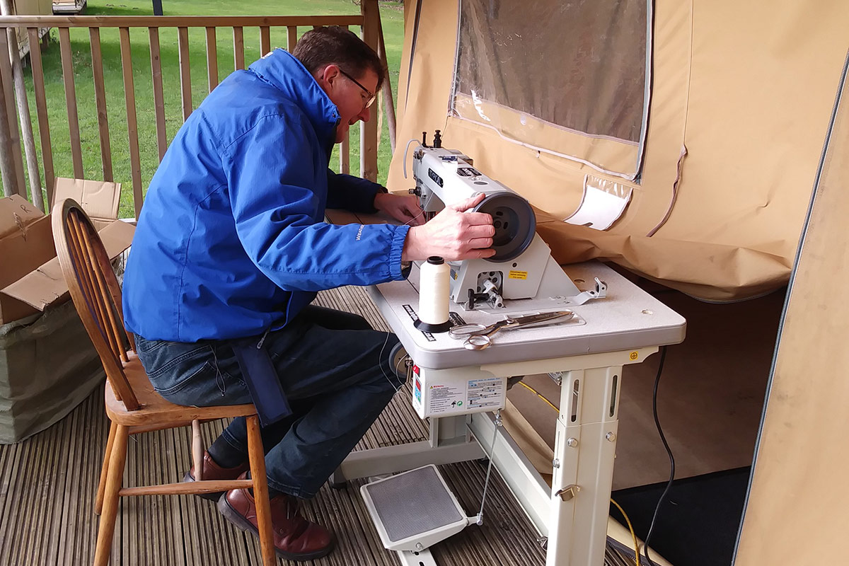 Visiting Tent Repair Service