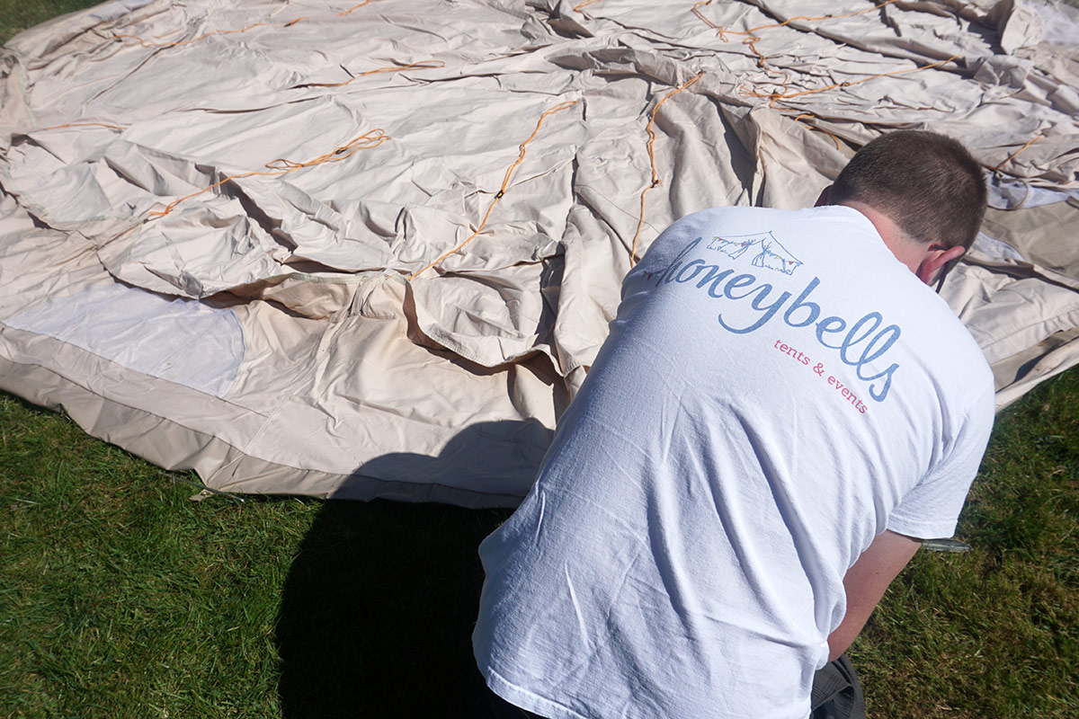 On-Site Tent Cleaning & Repair
