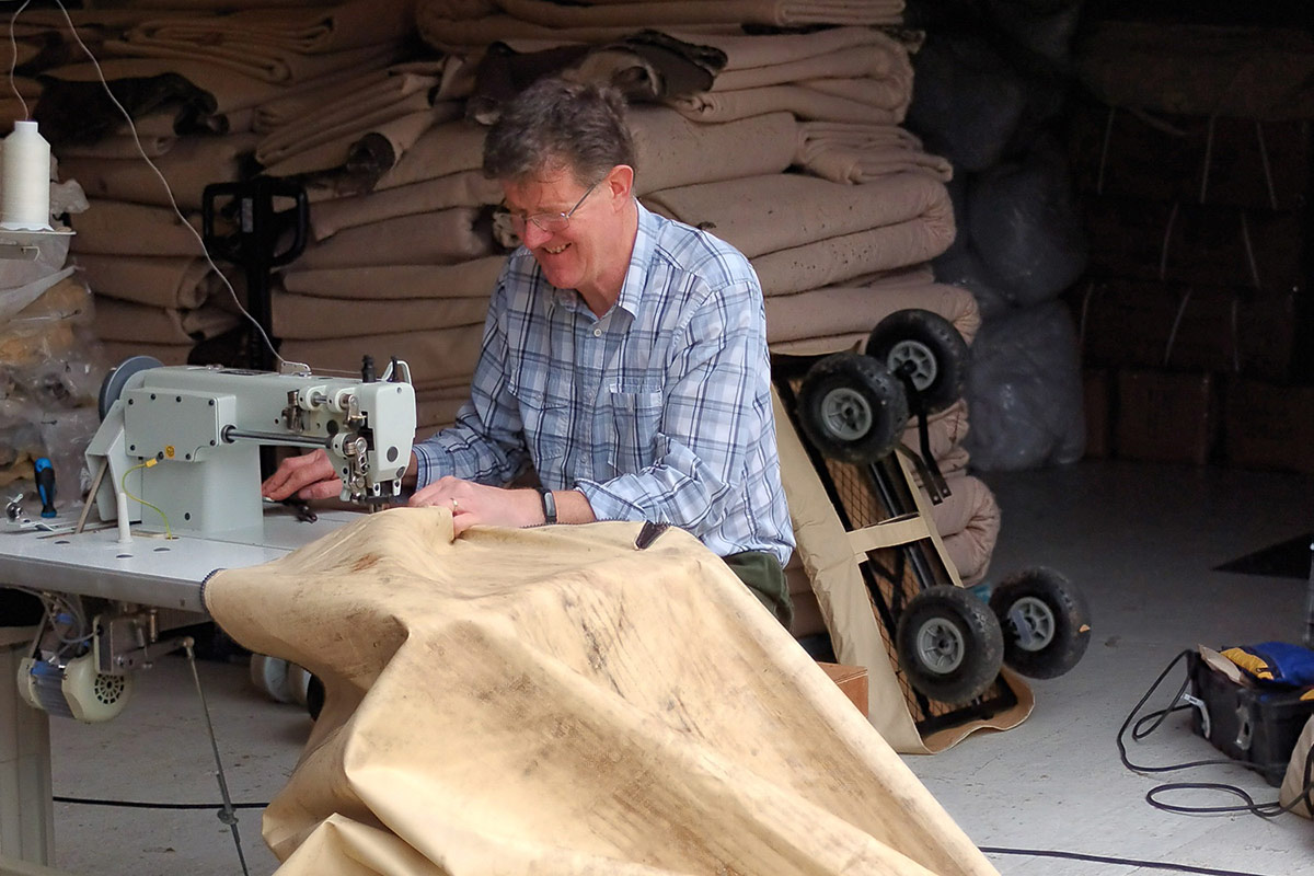 Tent Cleaning On-Site