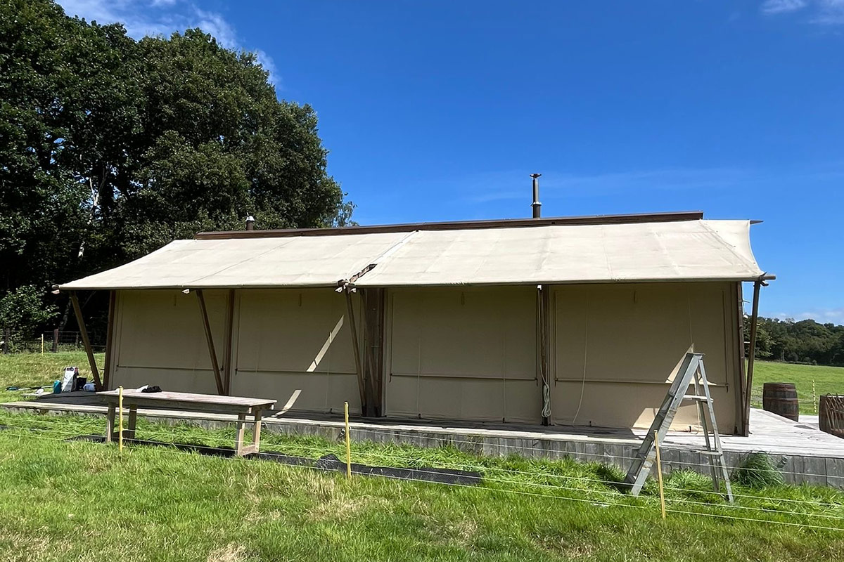 On-Site Tent Cleaning