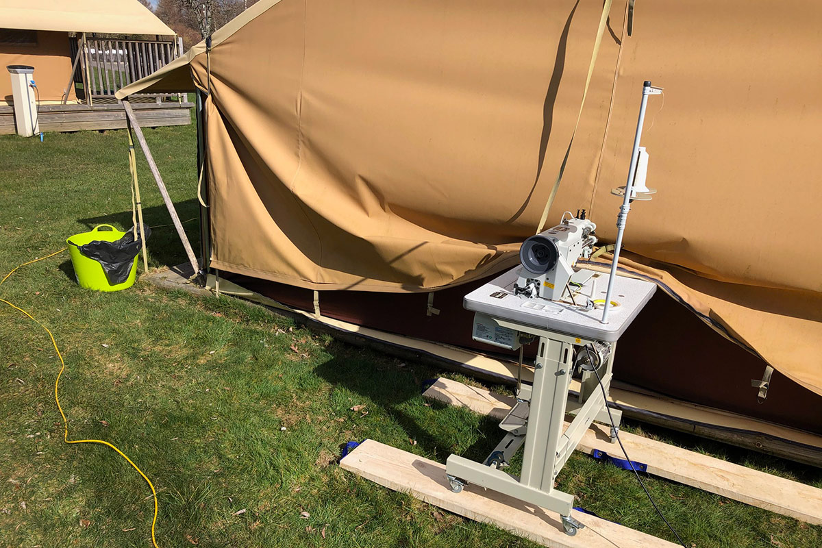 On-Site Tent Repair