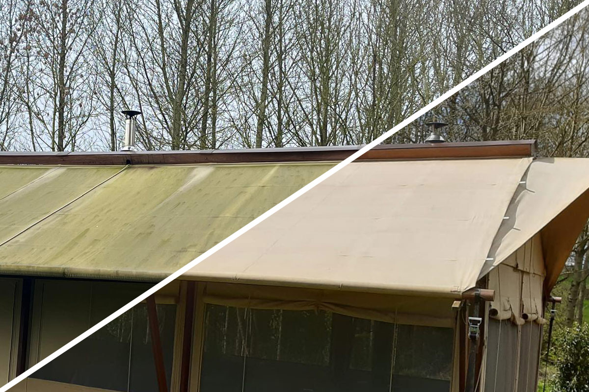 On-Site Tent Cleaning Service