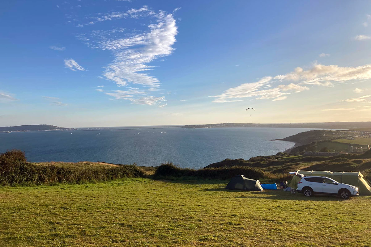 Luxury Bell Tent Glamping at Shortlake Farm in Dorset