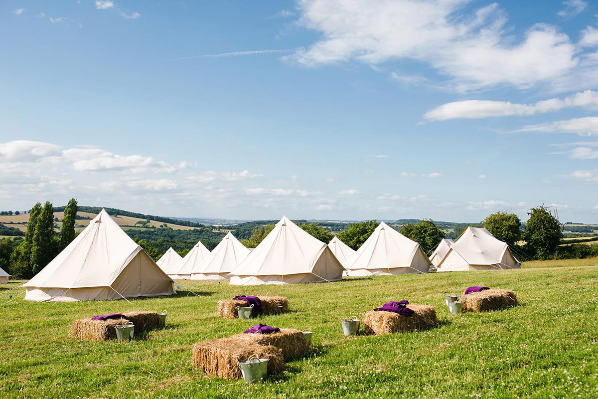 Glamping at Verve Festival 2021 with Honeybells